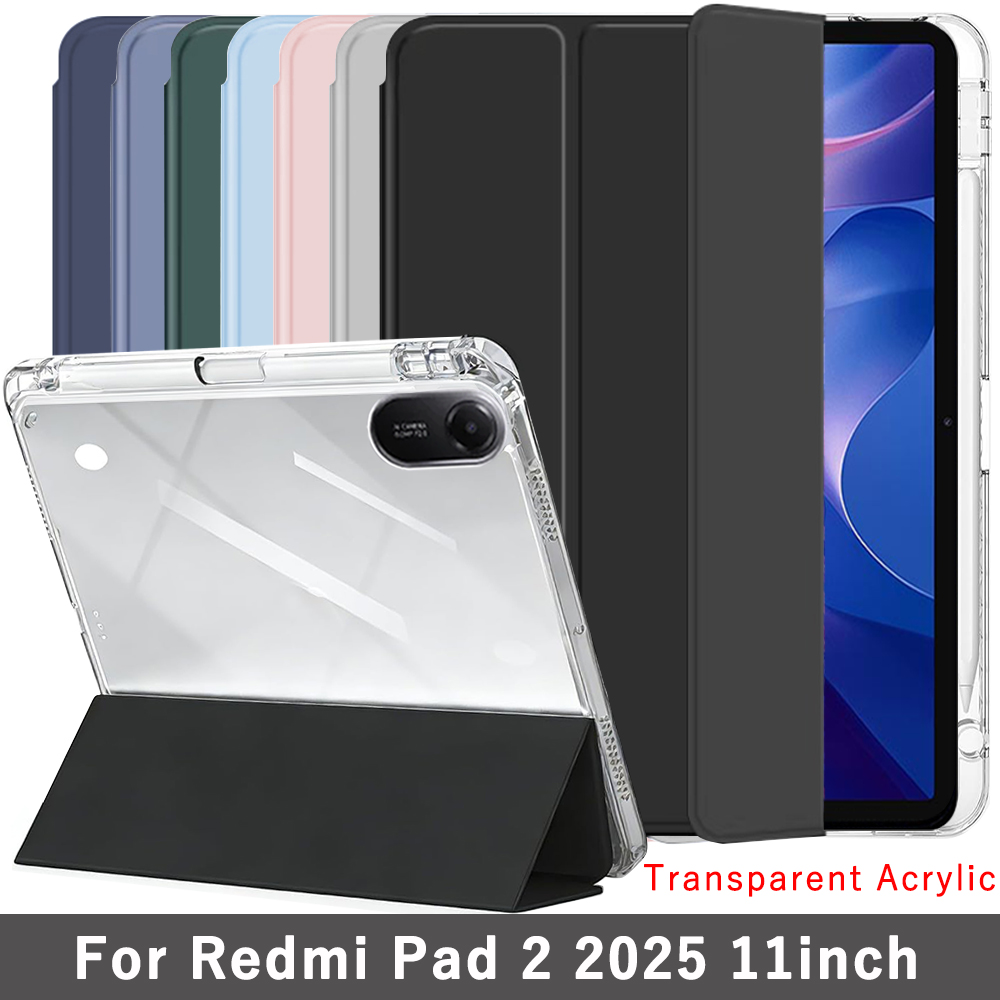 Redmi Tablet Accessories - Clear Crystal Tablet Case With Pen