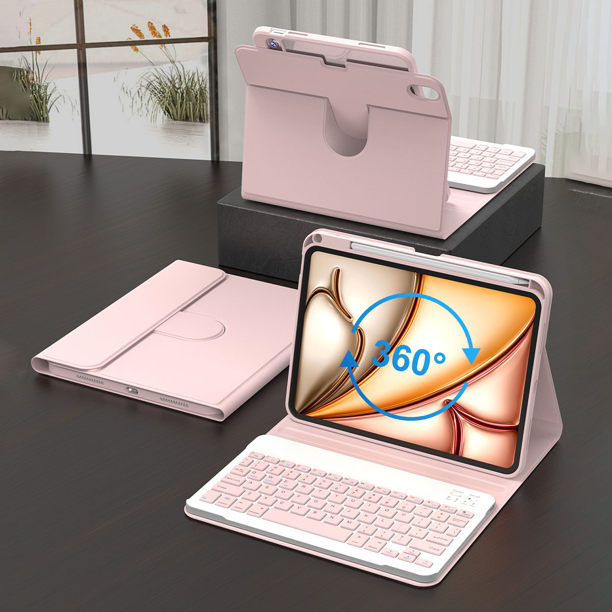 Tablet Keyboard Case - 10-inch Magnetic Tablet Keyboard for iPad