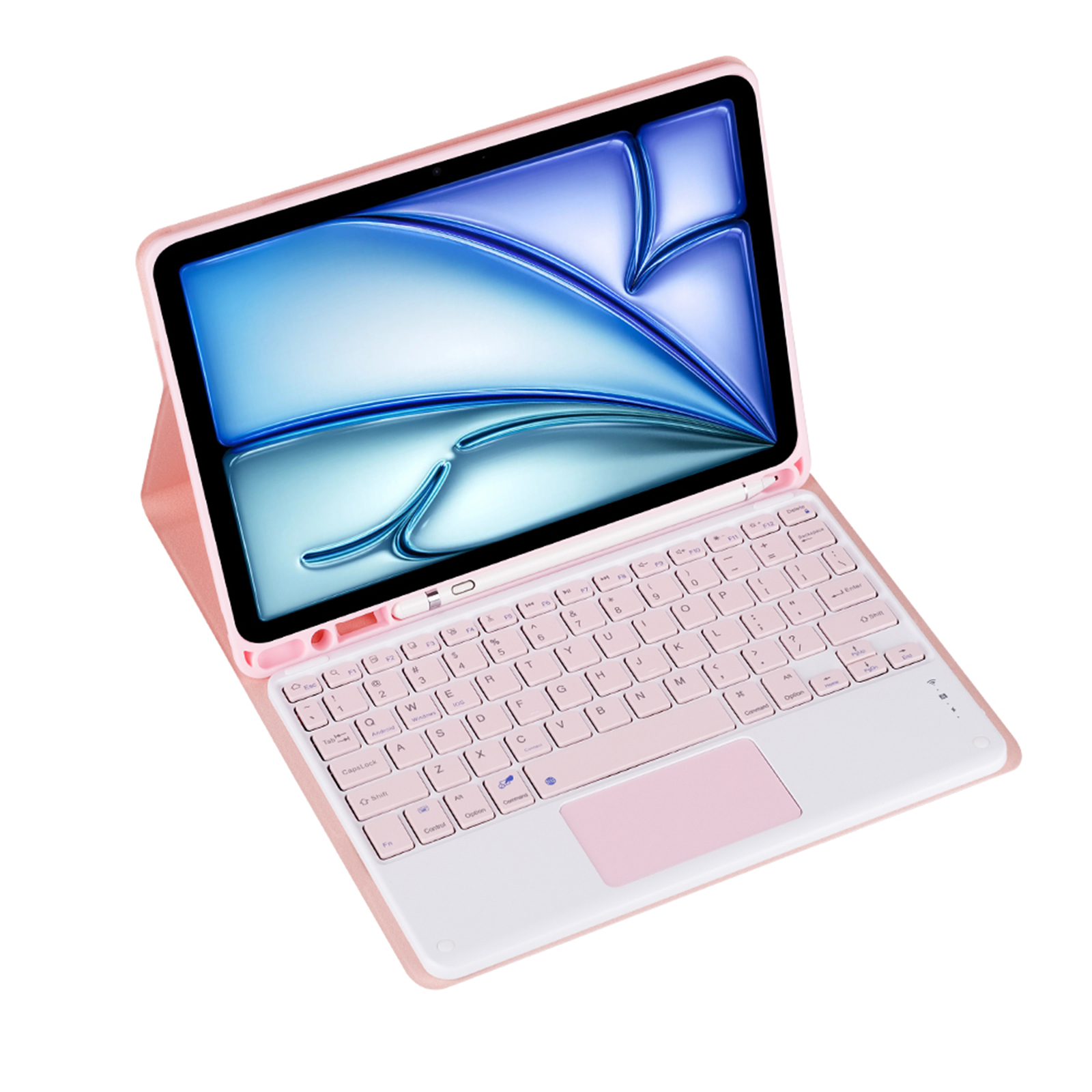 Tablet Keyboard Case - Magnetic Removable Wireless Backlight Keyboard Case
