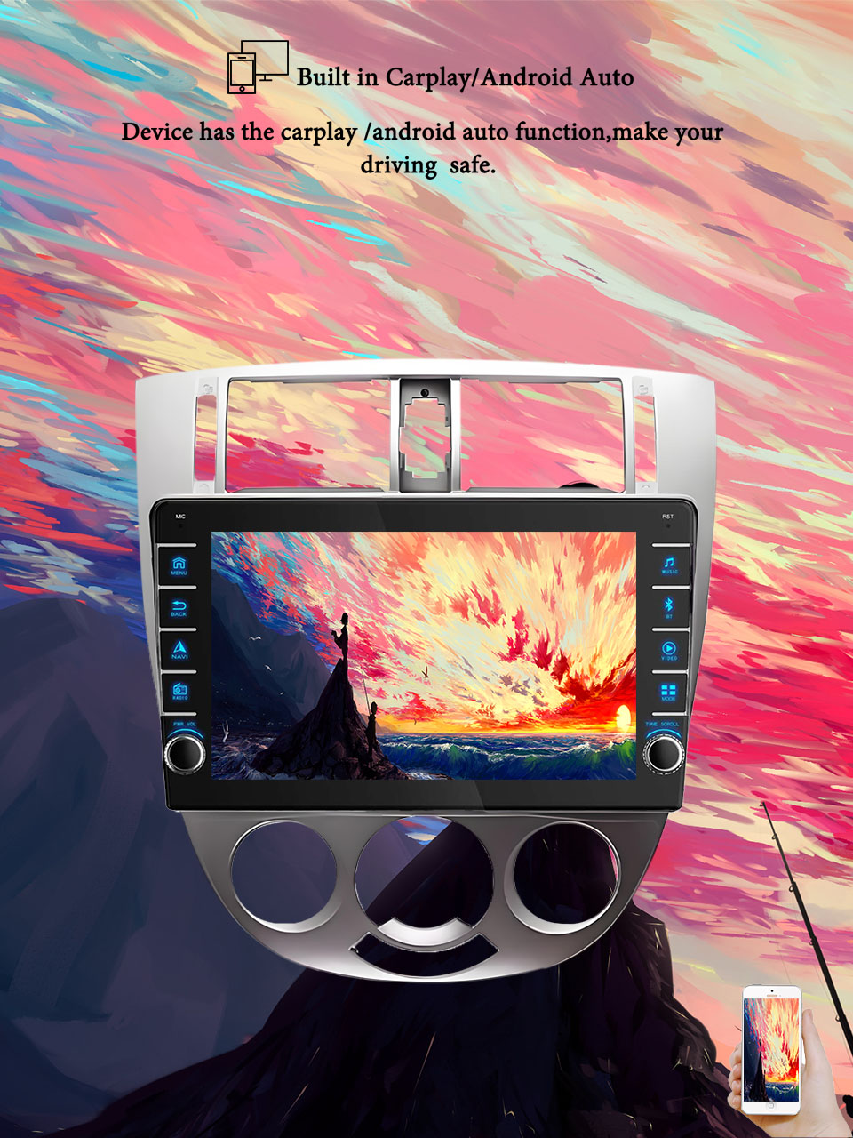 8G+128G Android 14 For Chevrol - Tablet Danish Mobile & Accessories のレビューと価格