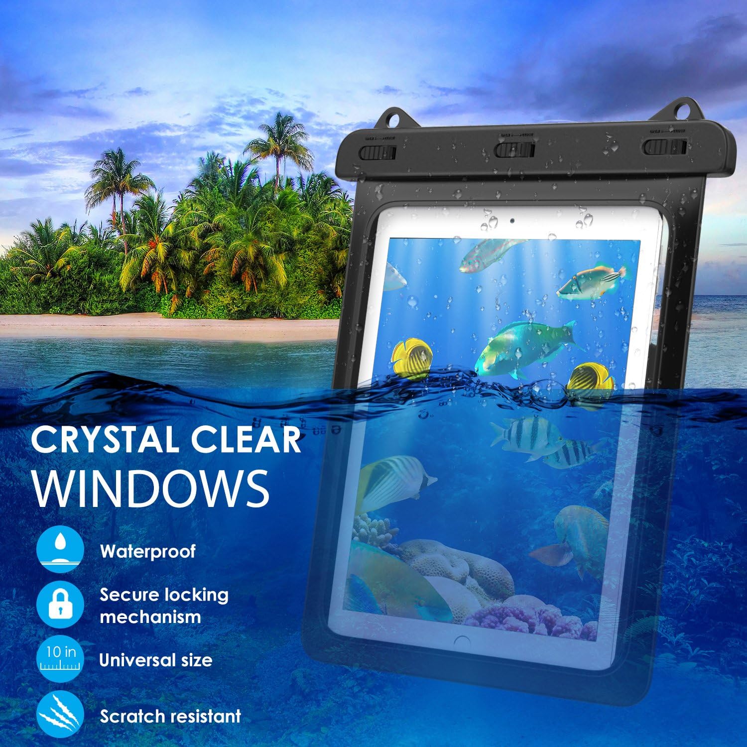 MoKo Waterproof Tablet Case Ta - Vortex Tablet Accessories のレビューと価格