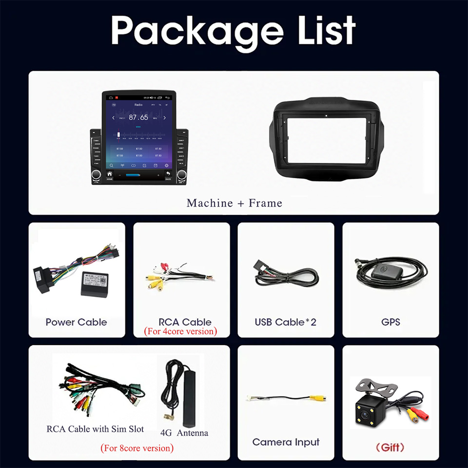 8G+128G Android 14 For Jeep Re - Tablet Danish Mobile & Accessories のレビューと価格