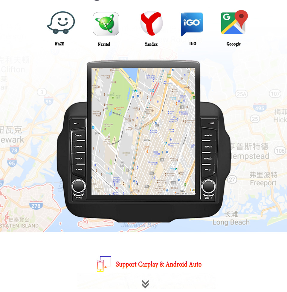 8G+128G Android 14 For Jeep Re - Tablet Danish Mobile & Accessories のレビューと価格