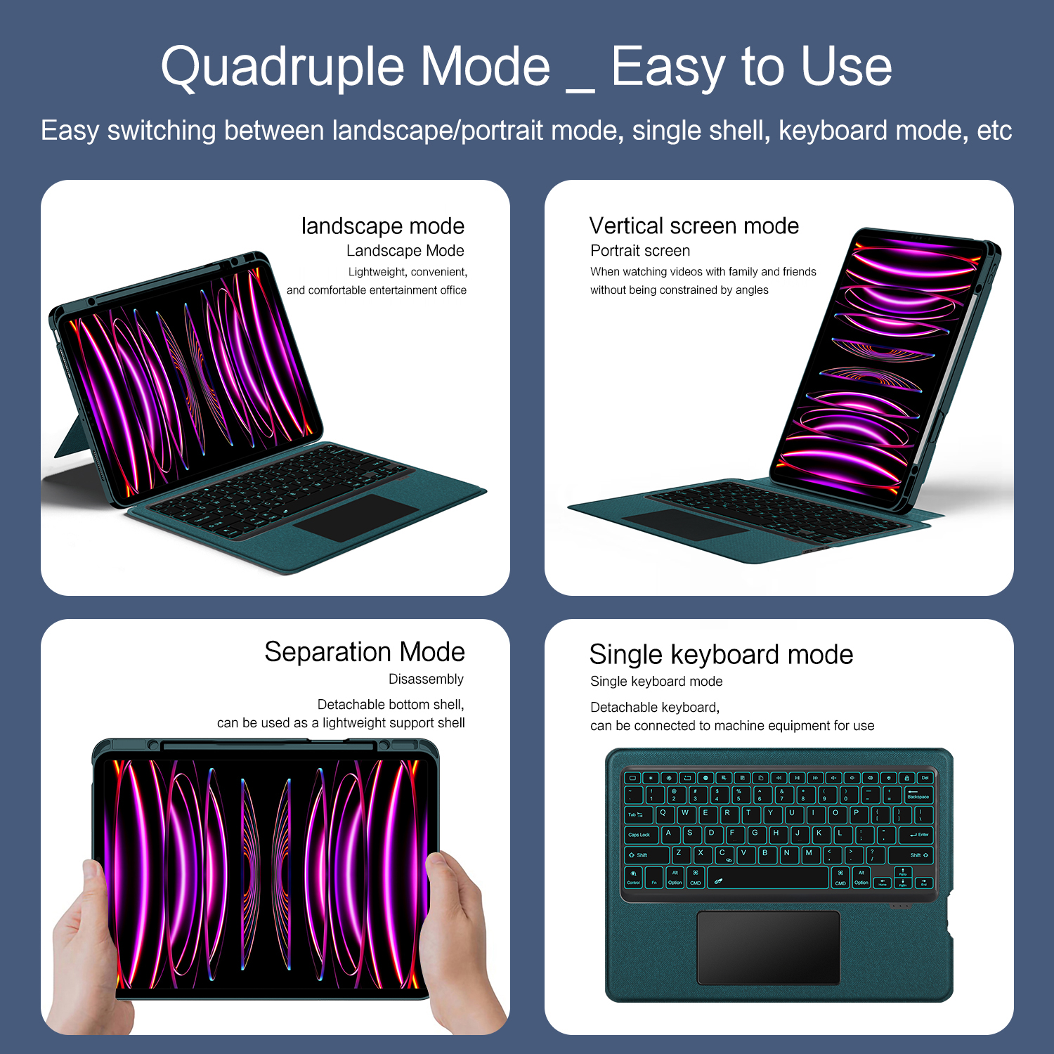 Magic Keyboard Case for iPad A - Tablet Keyboard Case のレビューと価格
