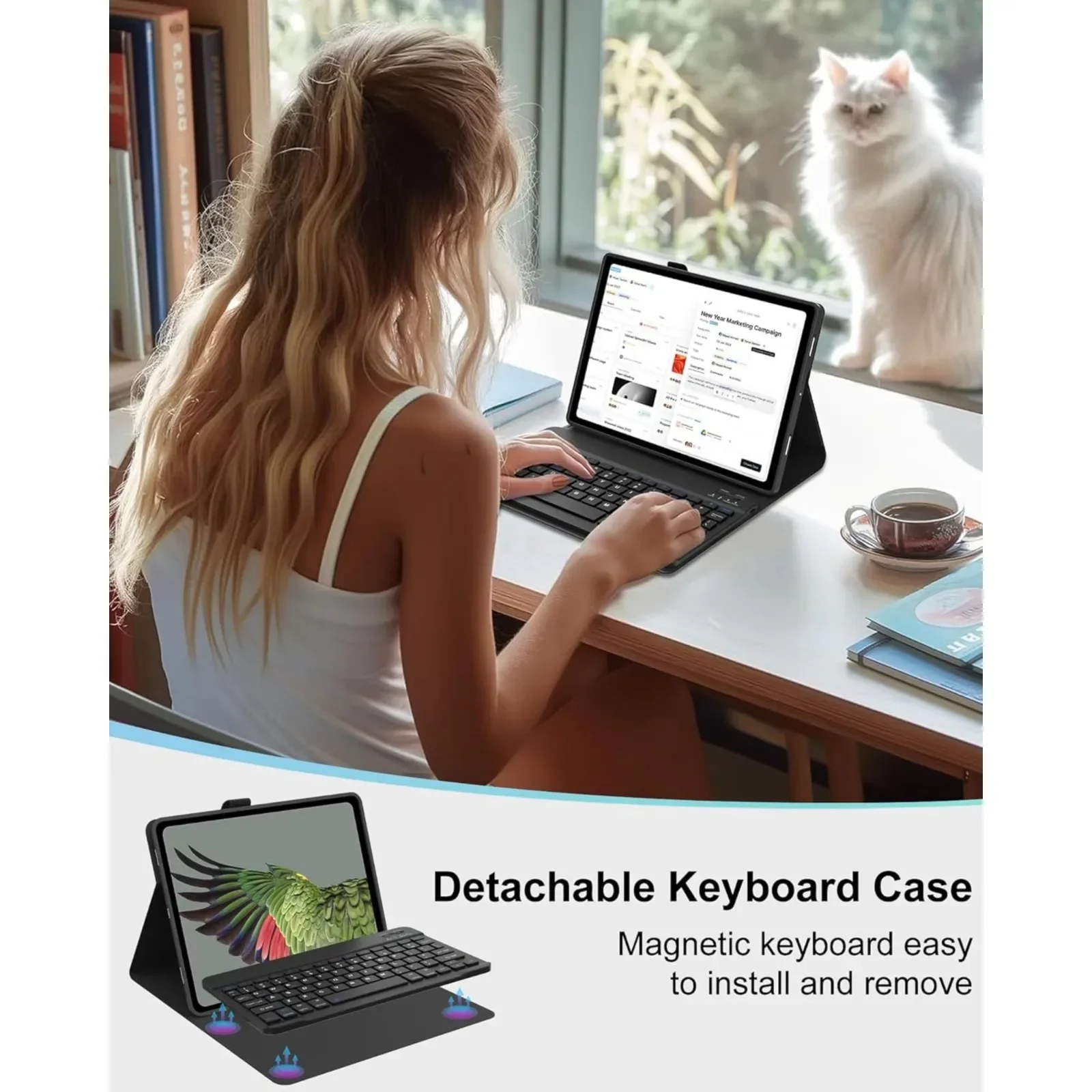 Keyboard Case for Lenovo Tab M - Tablet Keyboard Case のレビューと価格