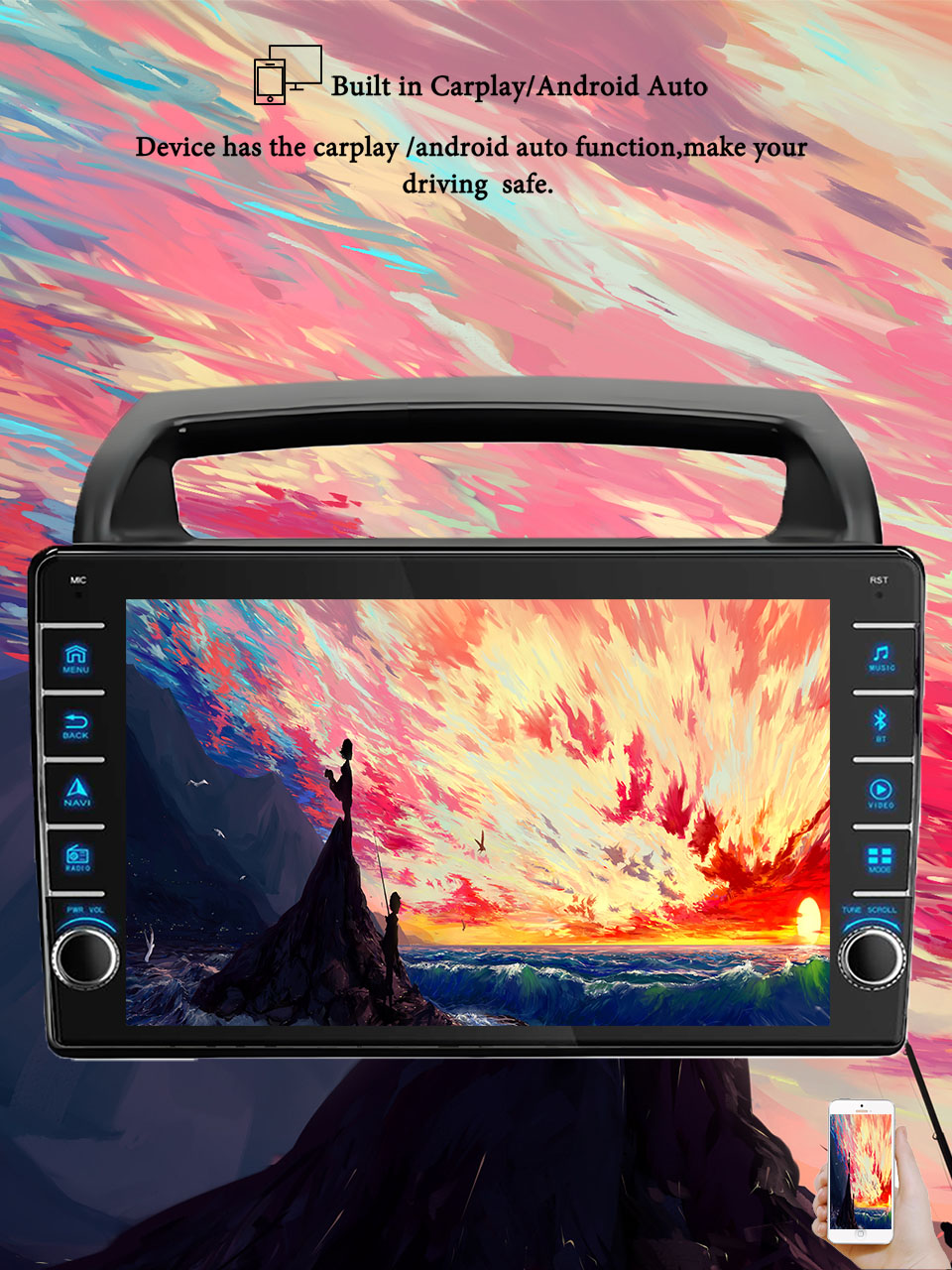 8G+128G Android 14 For Kia Car - Tablet Danish Mobile & Accessories のレビューと価格