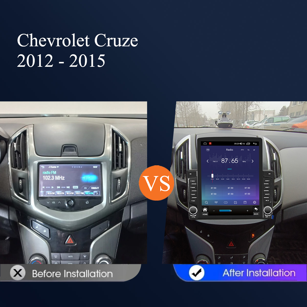 8G+128G Android 14 For Chevrol - Tablet Danish Mobile & Accessories のレビューと価格