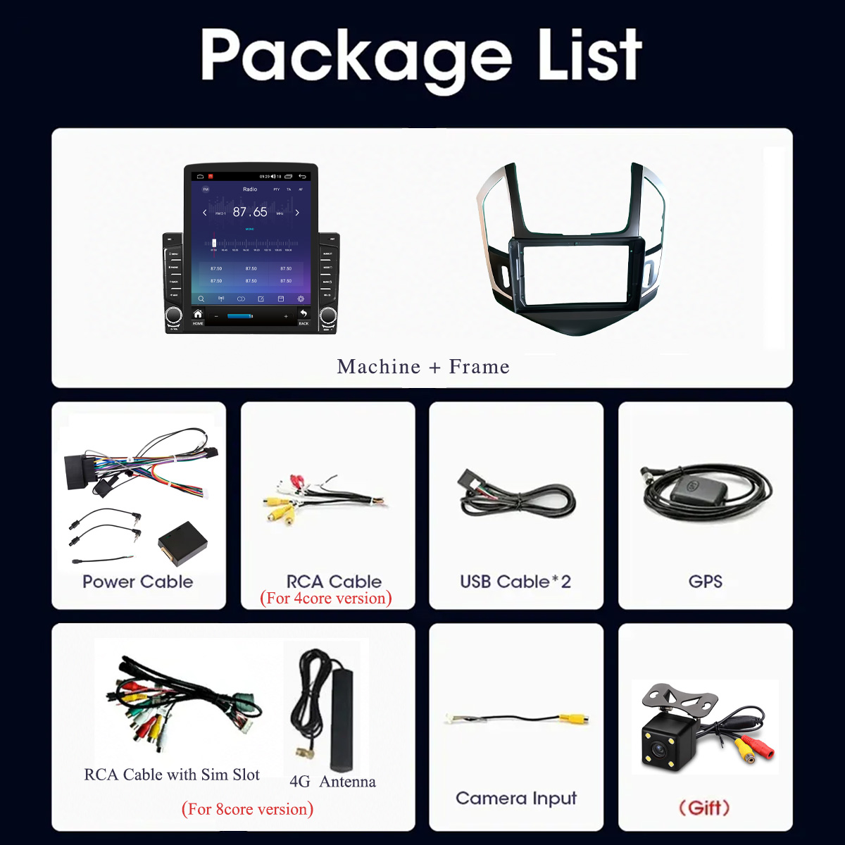 8G+128G Android 14 For Chevrol - Tablet Danish Mobile & Accessories のレビューと価格