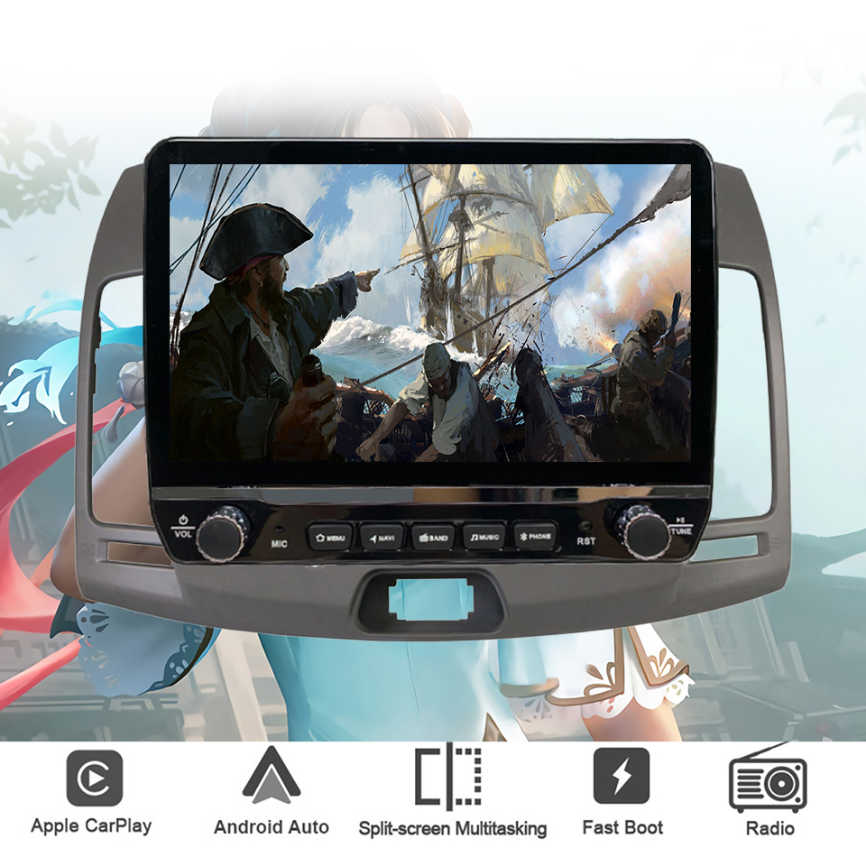 2Din Android 14 Autoradio Mult - Tablet Danish Mobile & Accessories のレビューと価格