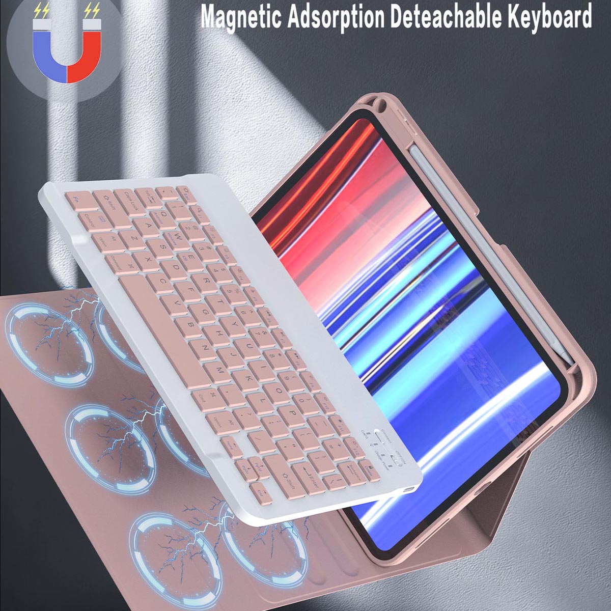 10-inch Magnetic Tablet Keyboa - Tablet Keyboard Case のレビューと価格