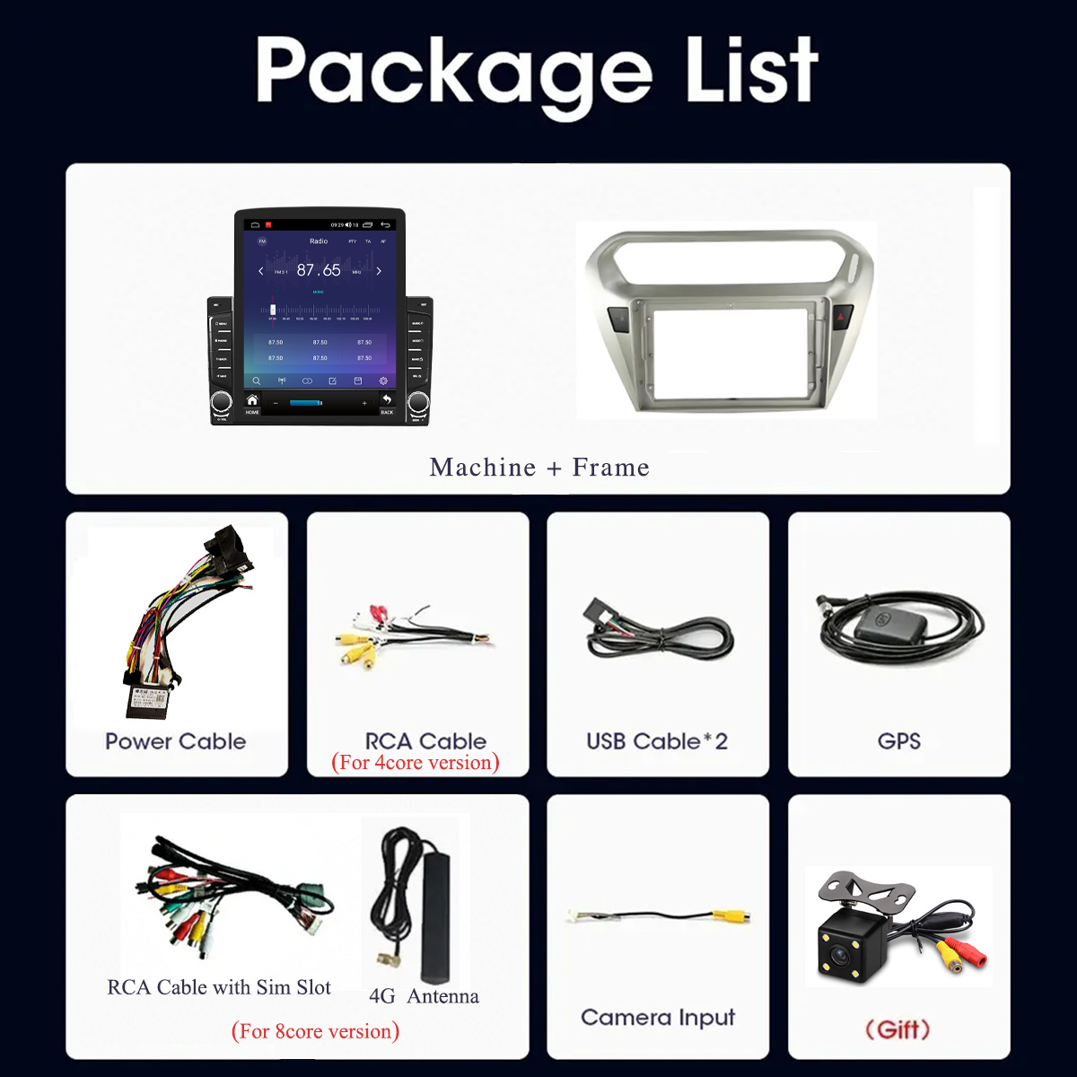 8G+128G Android 14 For Peugeot - Tablet Danish Mobile & Accessories のレビューと価格