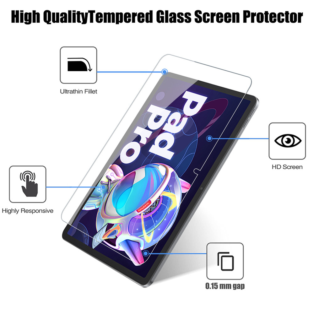 2PCS Tempered Glass Screen Pro - Lenovo Tablet M10 Accessories のレビューと価格
