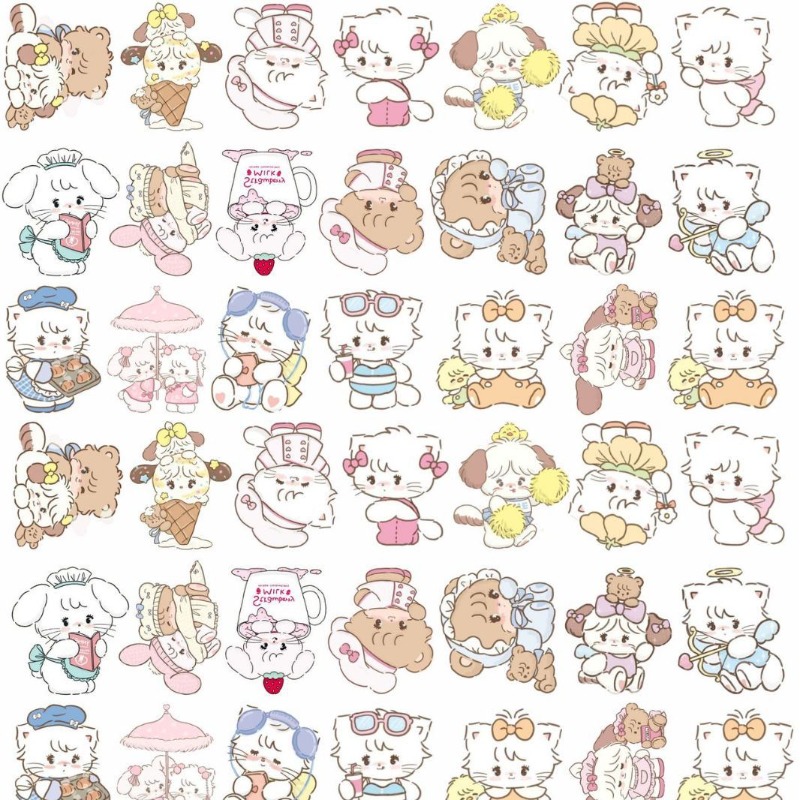 Cartoon Miko Acrylic Tablets H - Tablet Accessories Set のレビューと価格