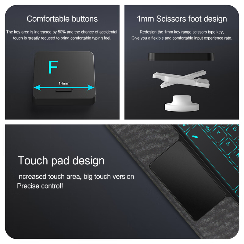 Magic Keyboard Case For Xiaomi - Redmi Tablet Accessories のレビューと価格