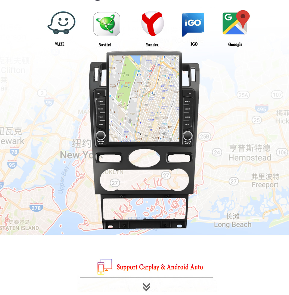 8G+128G Android 14 For Ford Mo - Tablet Danish Mobile & Accessories のレビューと価格