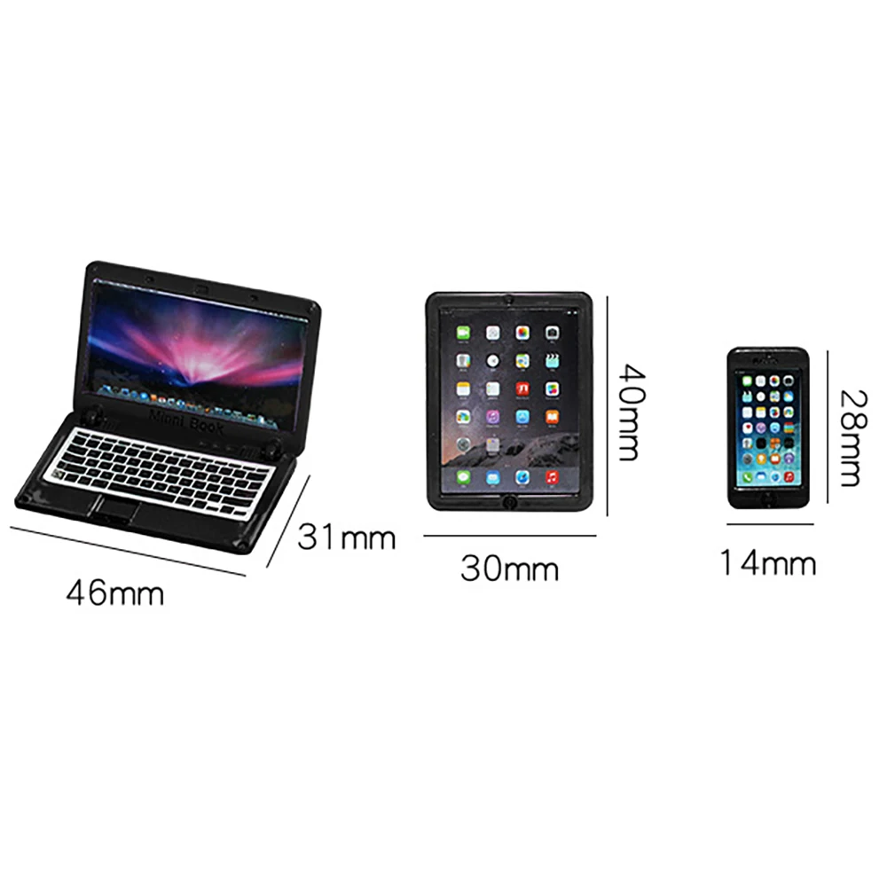 1/12 Dollhouse Miniature Acces - Tablet Accessories Set のレビューと価格