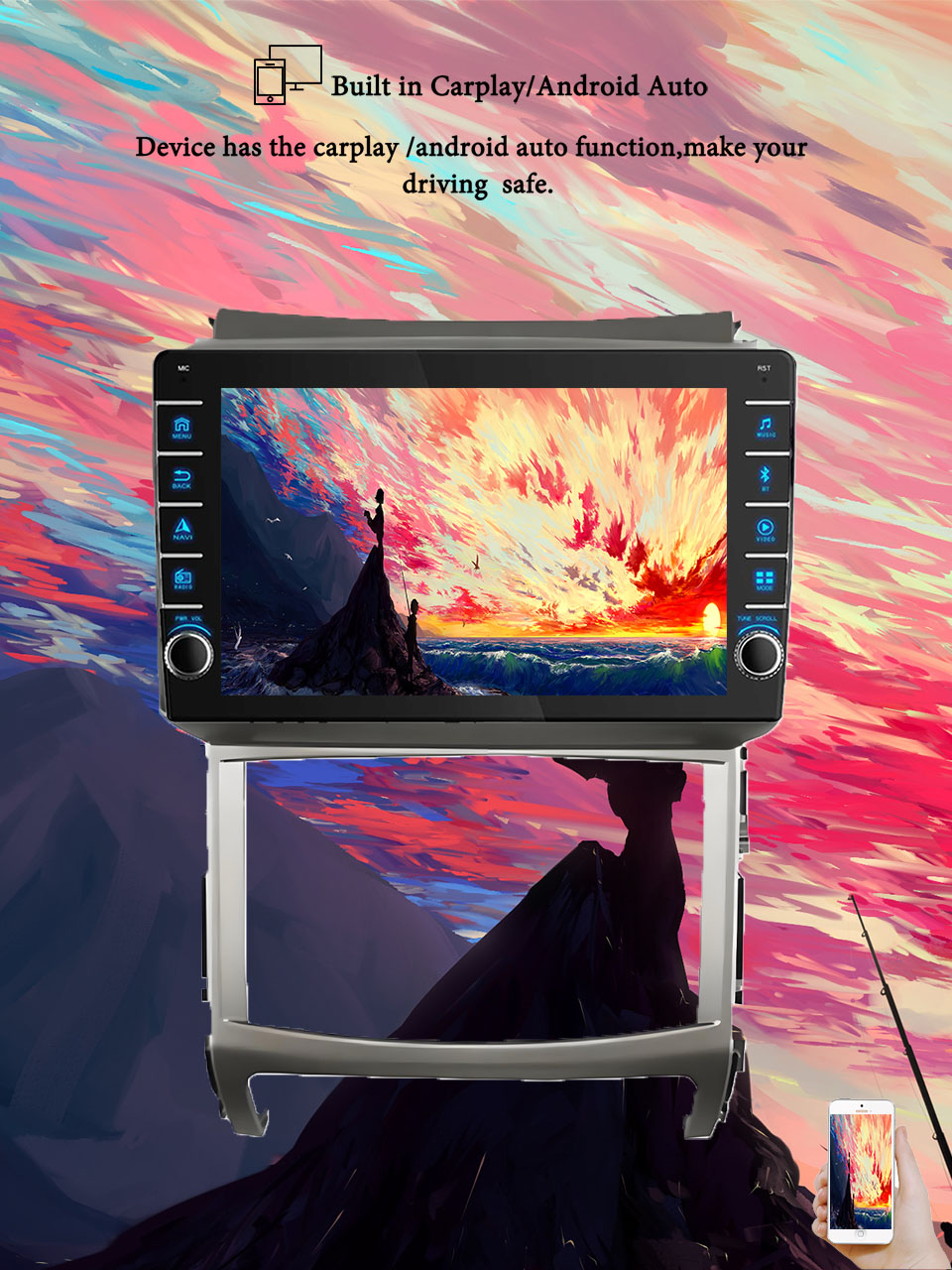 8G+128G Android14 For Hyundai  - Tablet Danish Mobile & Accessories のレビューと価格