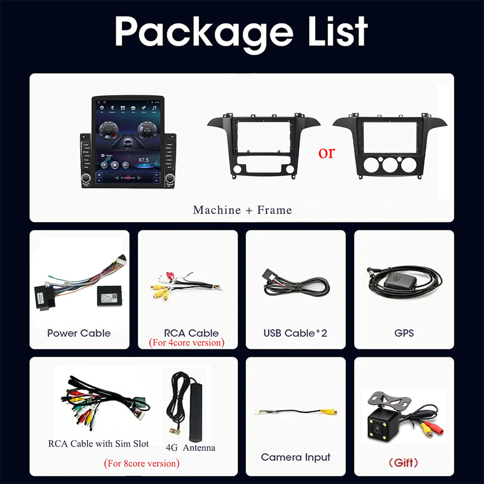 Android 14 8G+128G Car Radio F - Tablet Danish Mobile & Accessories のレビューと価格