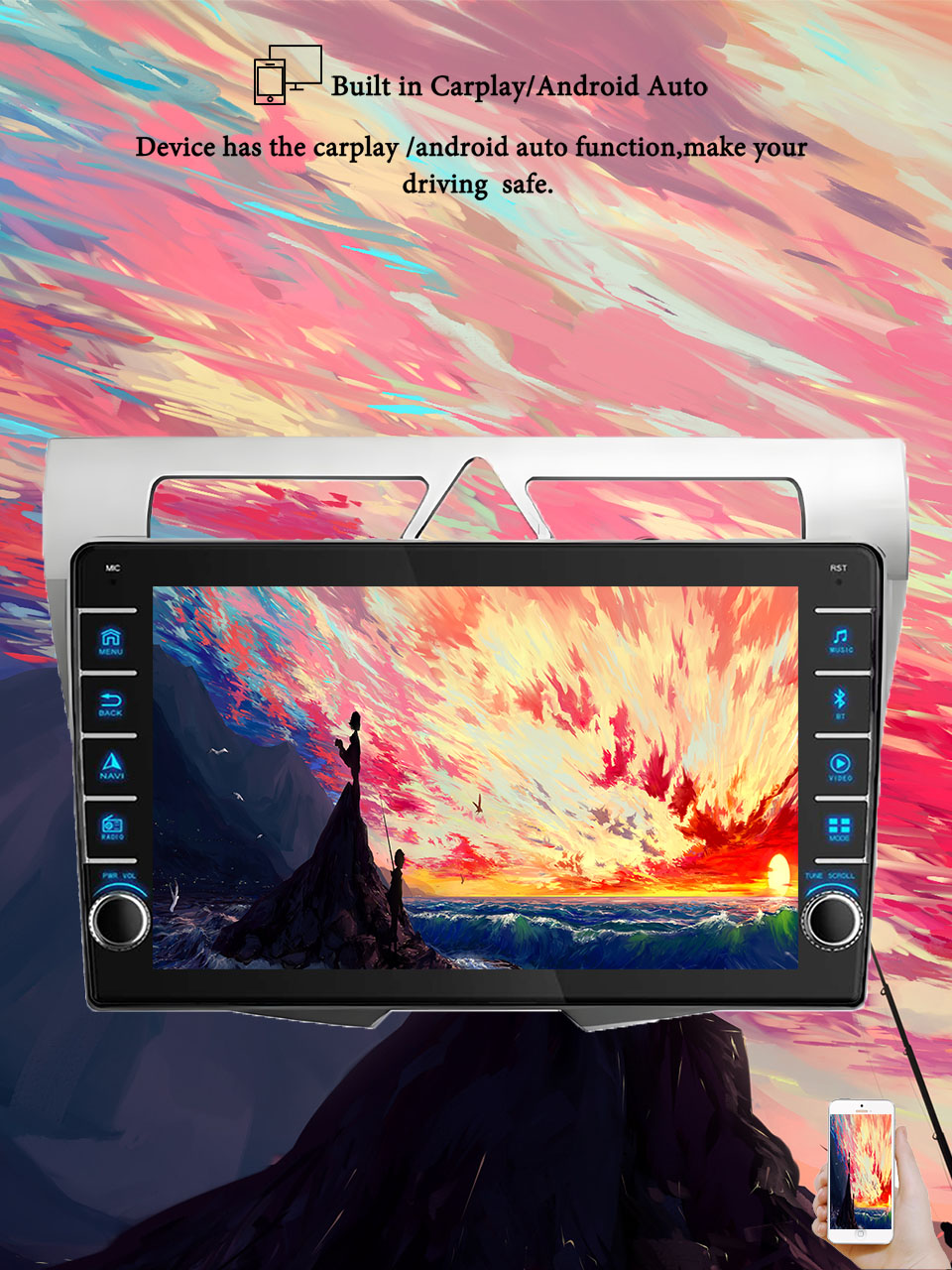 8G+128G Android 14 For Kia Pic - Tablet Danish Mobile & Accessories のレビューと価格