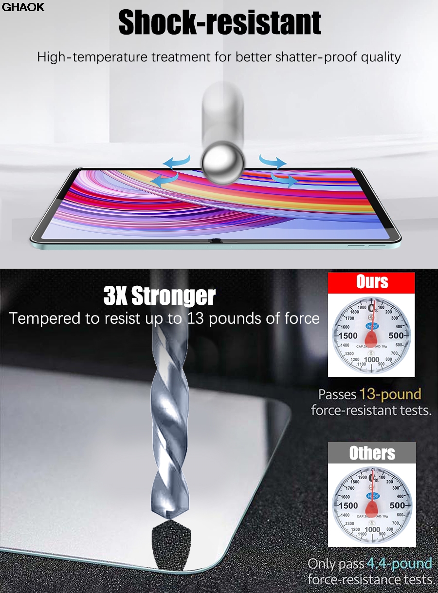 2PCS Tempered Glass Screen Pro - Redmi Tablet Accessories のレビューと価格