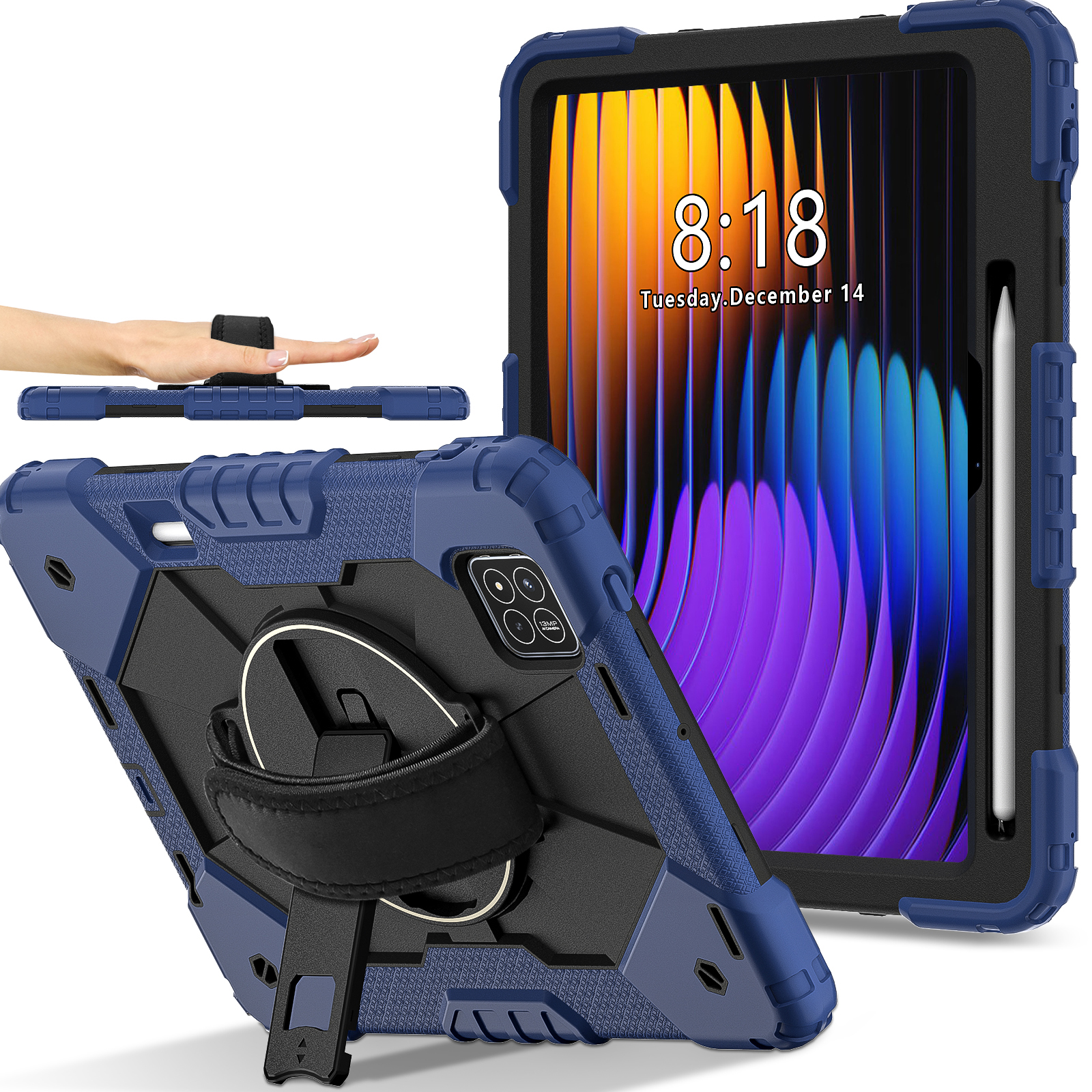 360 Rotation Stand Case For Xi - Redmi Tablet Accessories のレビューと価格