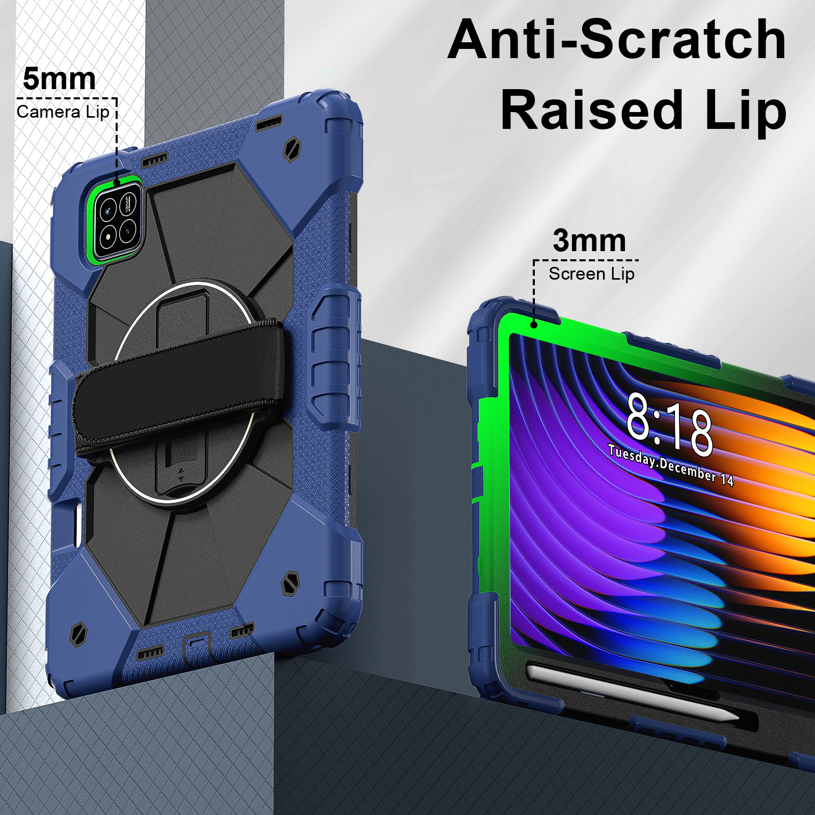 360 Rotation Stand Case For Xi - Redmi Tablet Accessories のレビューと価格