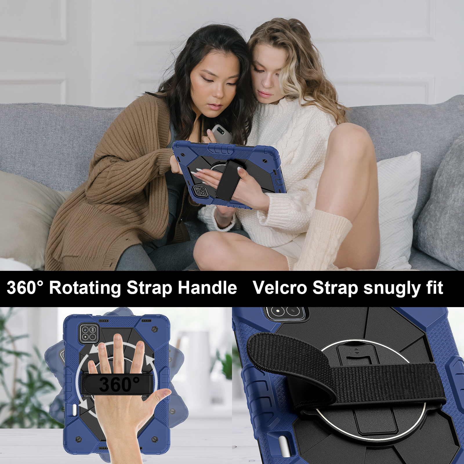 360 Rotation Stand Case For Xi - Redmi Tablet Accessories のレビューと価格