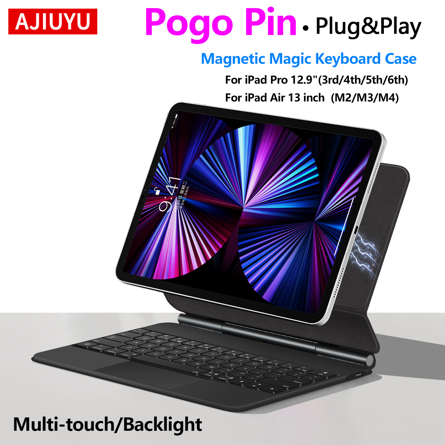 Smart Pogo Pin Direct Connecti - Tablet Keyboard Case のレビューと価格
