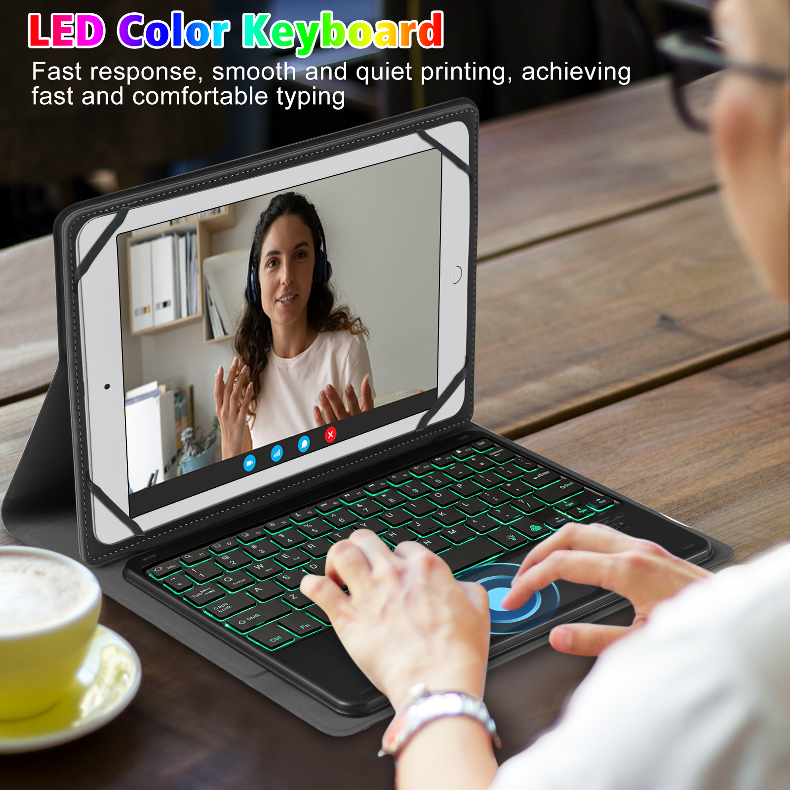 Universal 9-11 inch Tablet Pro - Tablet Keyboard Case のレビューと価格